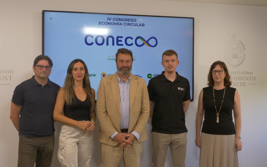El congreso CONECOO vuelve a Elche y reúne en su cuarta edición a expertos y profesionales de ámbitos relacionados con la economía circular